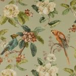 Enchanted Garden in Pistachio by iLiv Fabrics