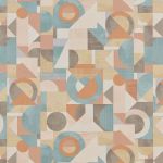Geometrica in Mandarin by iLiv Fabrics