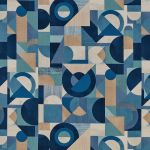 Geometrica in Riviera by iLiv Fabrics