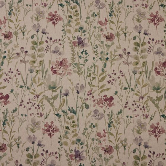 Wild Fields in Eucalyptus by iLiv Fabrics | Curtain Fabric Store