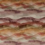 Landscape in Rosewood by iLiv Fabrics
