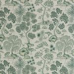 Porcelaine in Evergreen by iLiv Fabrics