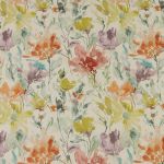 Water Meadow in Clementine by iLiv Fabrics