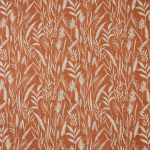 Wild Grasses in Clementine by iLiv Fabrics