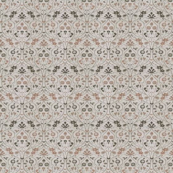 Abbey Curtain Fabric in Dusky Rose