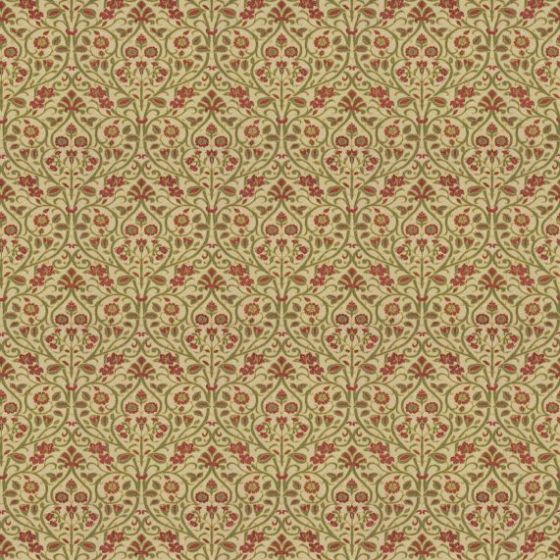 Abbey Curtain Fabric in Tixall