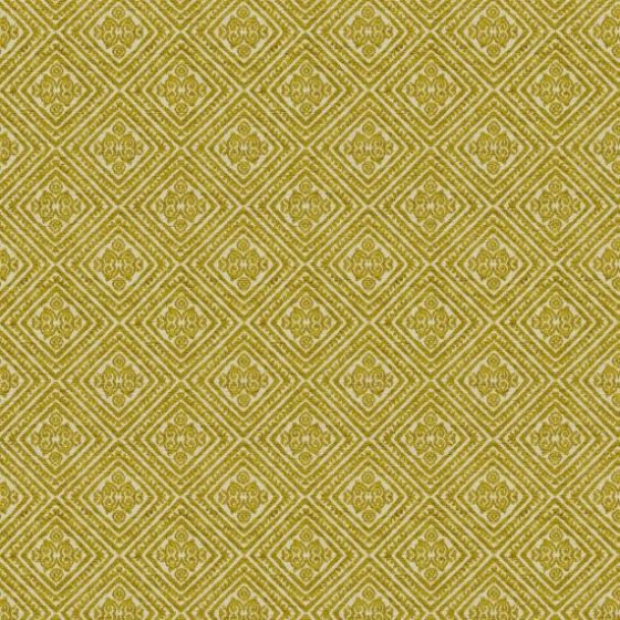 Tala Curtain Fabric in Olive