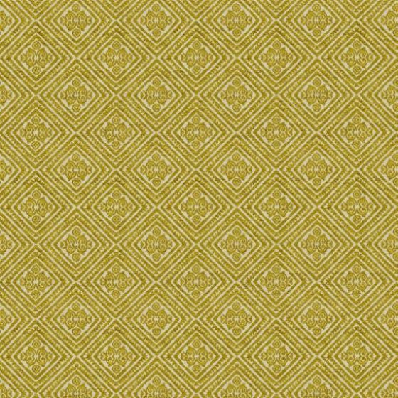 Tala Curtain Fabric in Olive