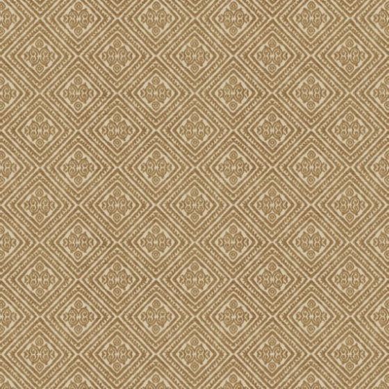 Tala Curtain Fabric in Walnut