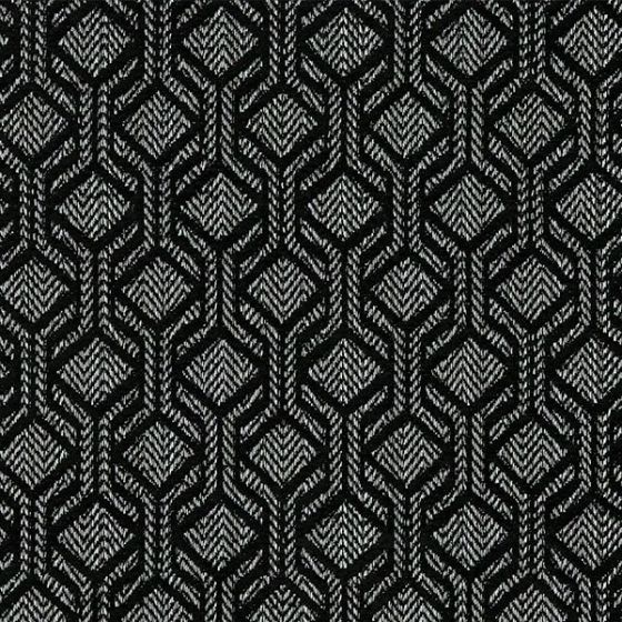 Alegria Curtain Fabric in Liquorice
