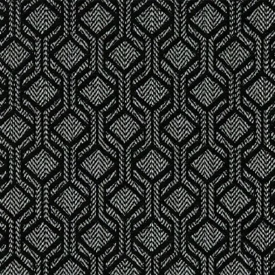 Alegria Curtain Fabric in Liquorice