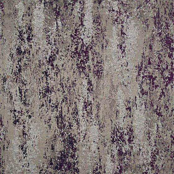 Apella Curtain Fabric in Damson