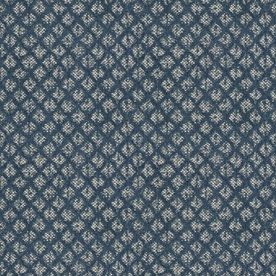 Palace Curtain Fabric in Midnight