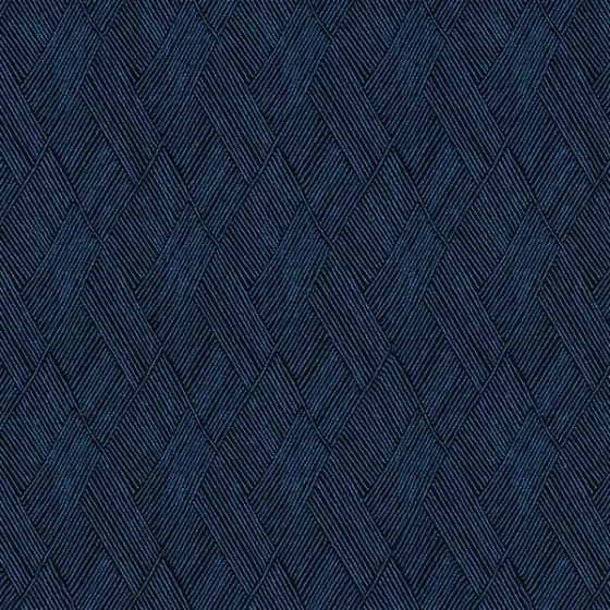 Cadiz Curtain Fabric in Egyptian Blue