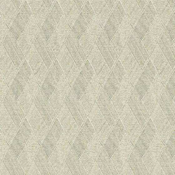 Cadiz Curtain Fabric in White Gold