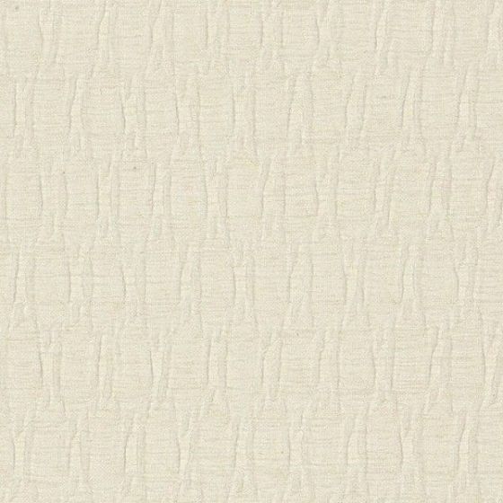 Empire Curtain Fabric in White Gold