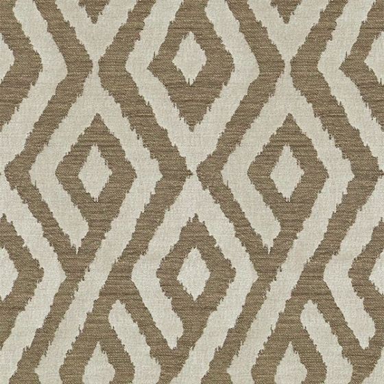 Kalahari Curtain Fabric in Ivory