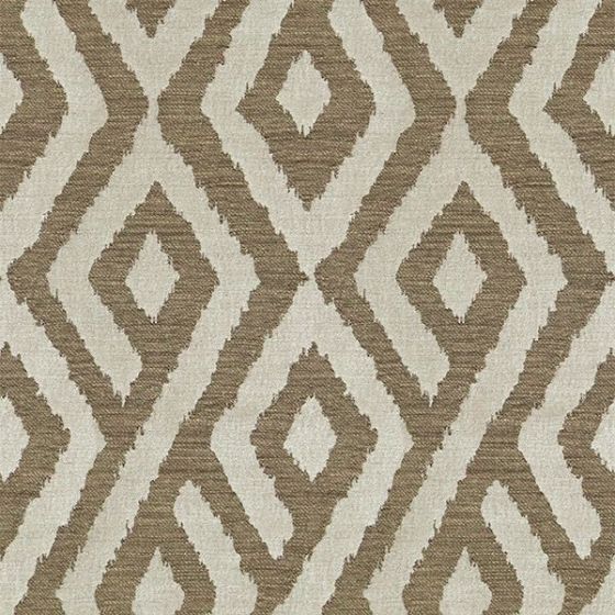 Kalahari Curtain Fabric in Ivory