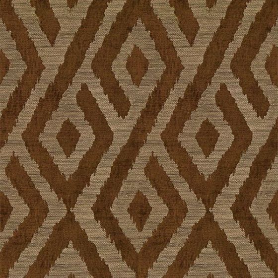 Kalahari Curtain Fabric in Maple