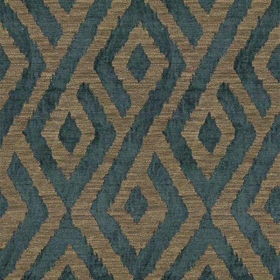 Kalahari Curtain Fabric in Seagrass