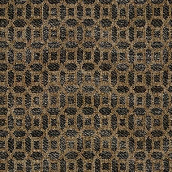 Kilimanjaro Curtain Fabric in Ebony