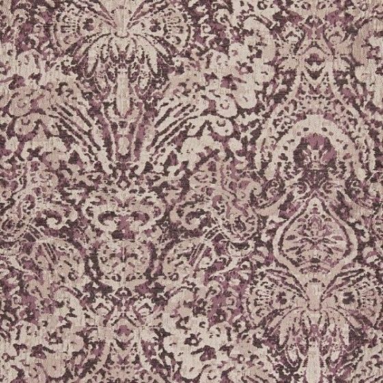 Manhattan Curtain Fabric in Rose