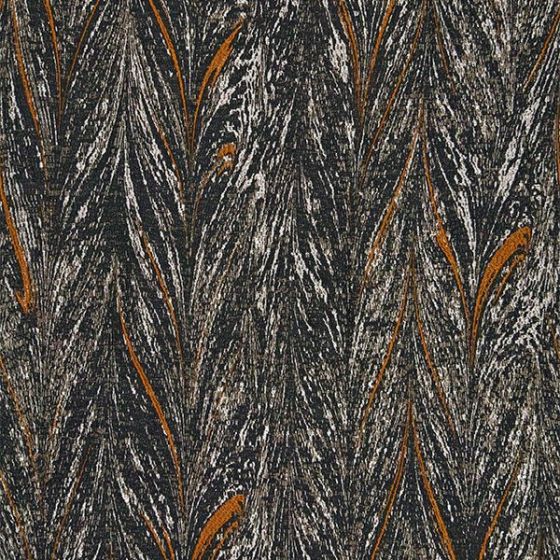 Maun Curtain Fabric in Burnt Ochre