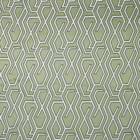 Manhattan Curtain Fabric in Moss