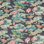 Koi in Emerald by Beaumont Textiles