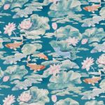 Koi in Lagoon by Beaumont Textiles