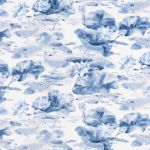 Koi in Wedgewood by Beaumont Textiles