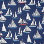 Ocean Yacht in Navy by Fryetts Fabrics
