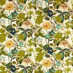 Passiflora Outdoor in Denim by Clarke and Clarke