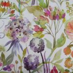 Autumn Floral Linen in Cream by Voyage Maison