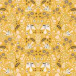 Folklore in Ochre by Fryetts Fabrics