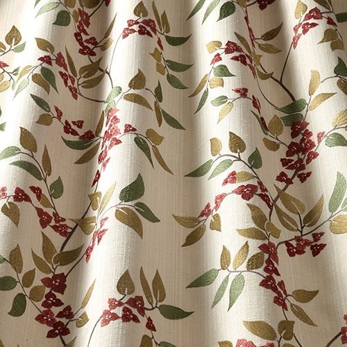 Bougainvillea Curtain Fabric in Fuchsia