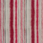 Garda Stripe in Cherry by Fryetts Fabrics
