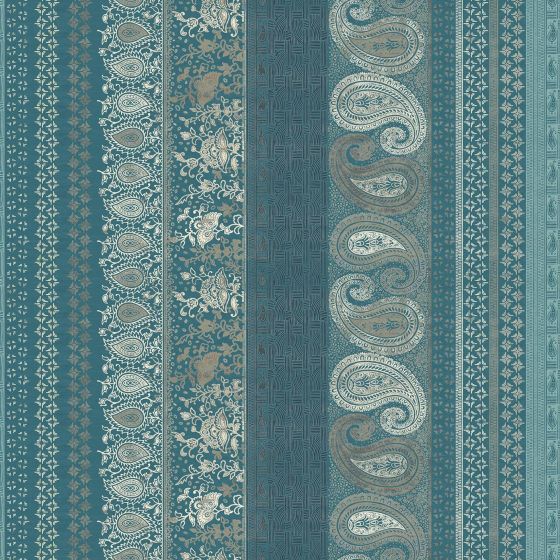 Banyan Curtain Fabric in Onyx
